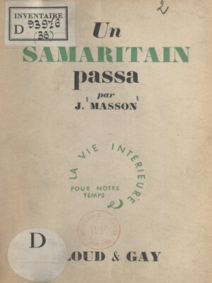 cover image of Un Samaritain passa